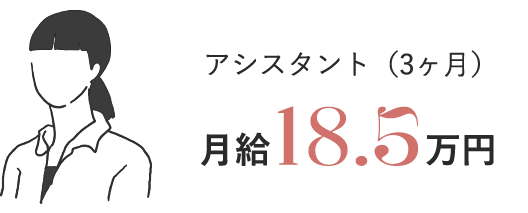 月給18.5万円